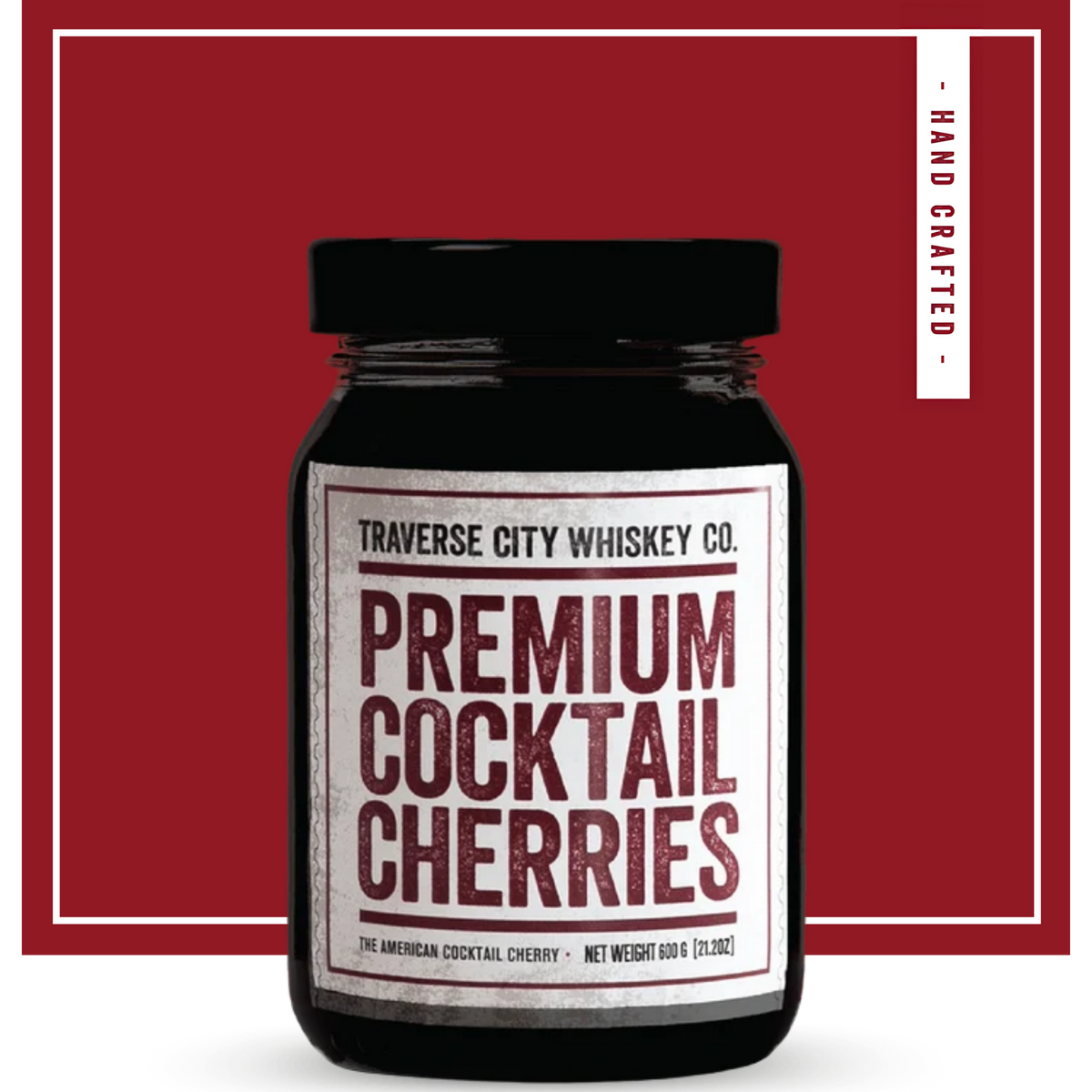 Premium Cocktail Cherries jar – Traverse City Whiskey Co.