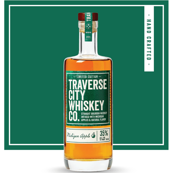 Michigan Apple bottle, Traverse City Whiskey Co.