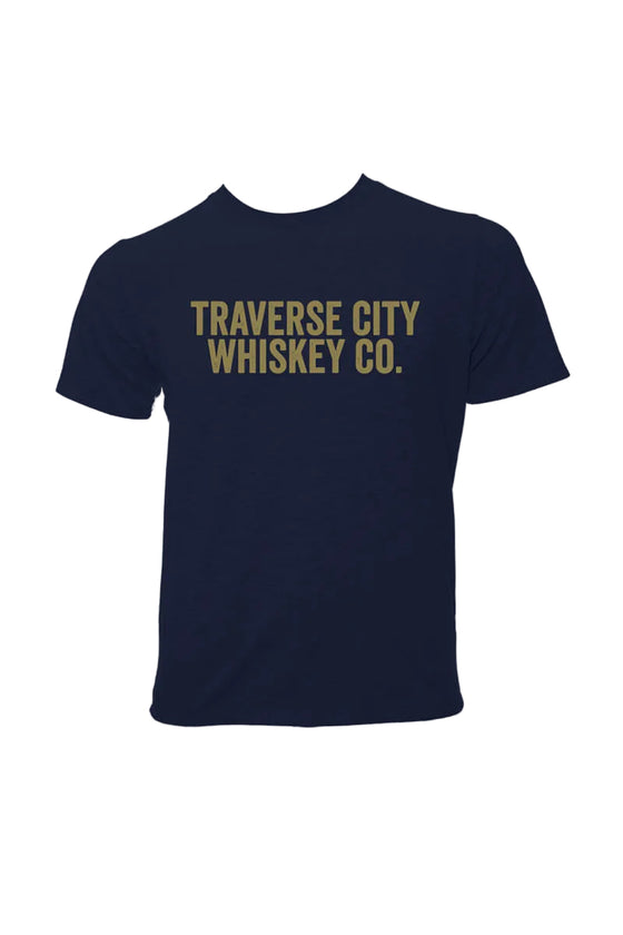 Vintage Navy T-Shirt, Traverse City Whiskey Co.