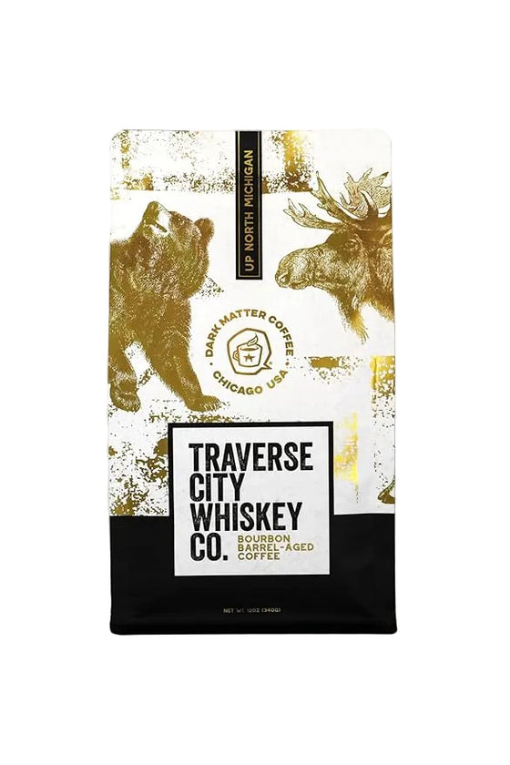 Bourbon Barrel Coffee Beans, Traverse City Whiskey Co.
