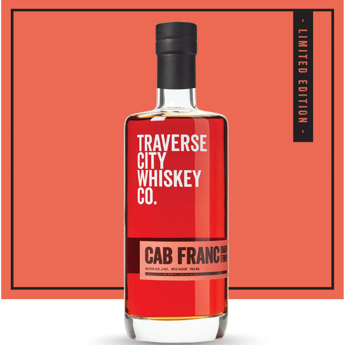 Cab Franc Barrel Finish whiskey bottle – Traverse City Whiskey Co.