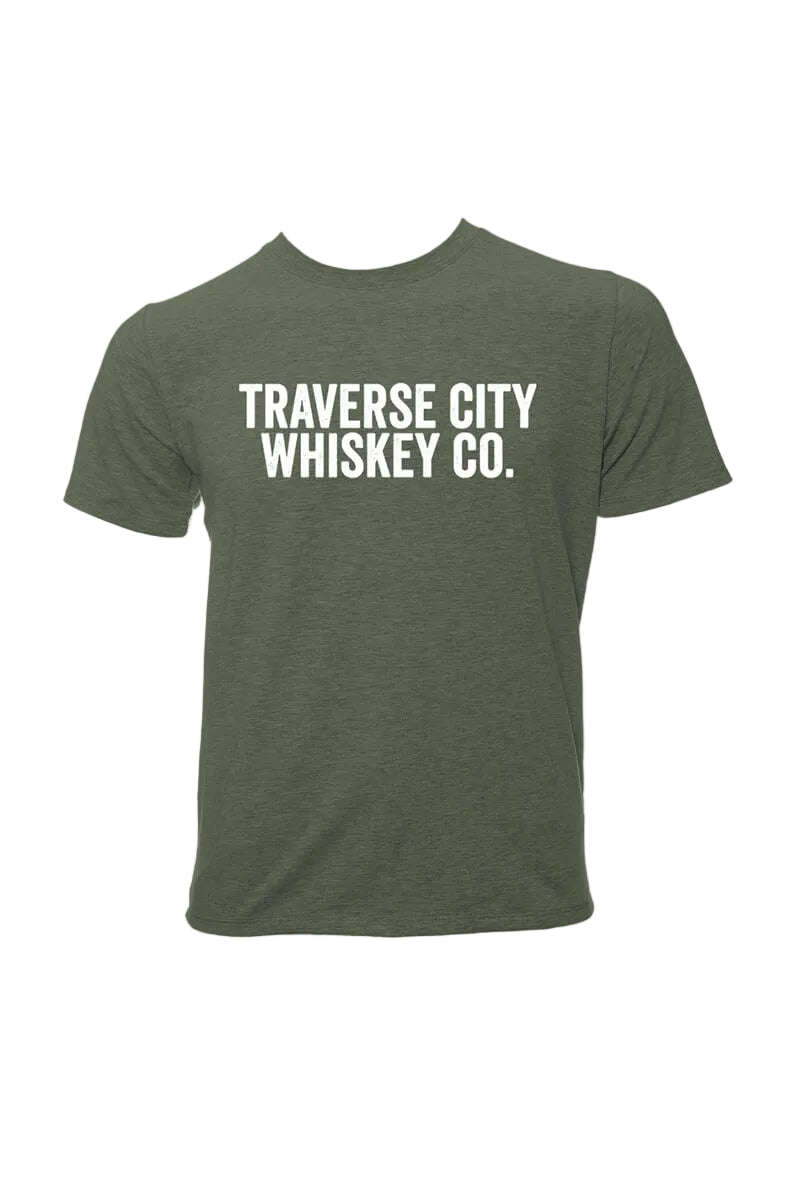 Vintage green t-shirt – Traverse City Whiskey Co.