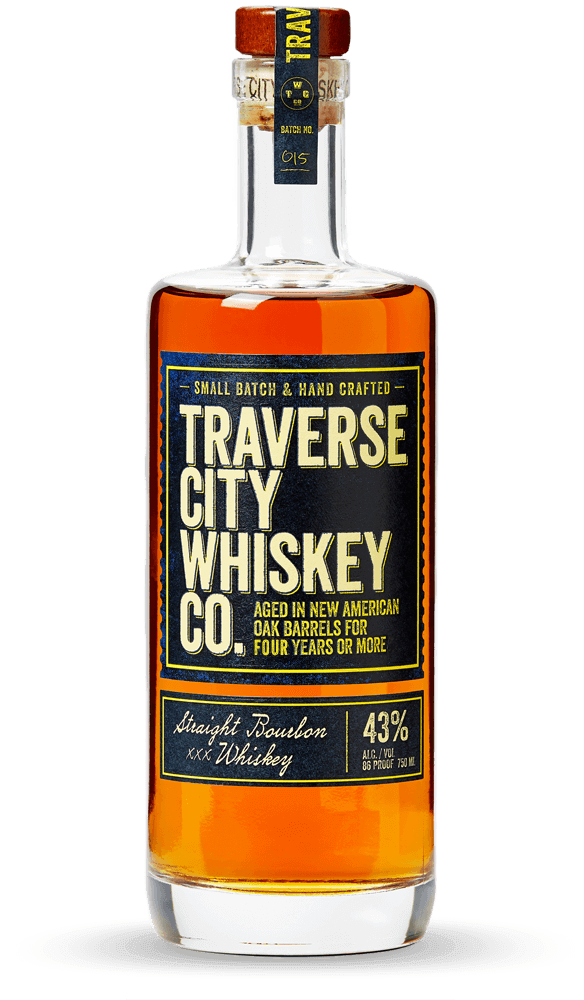 XXX Straight Bourbon bottle – Traverse City Whiskey Co.