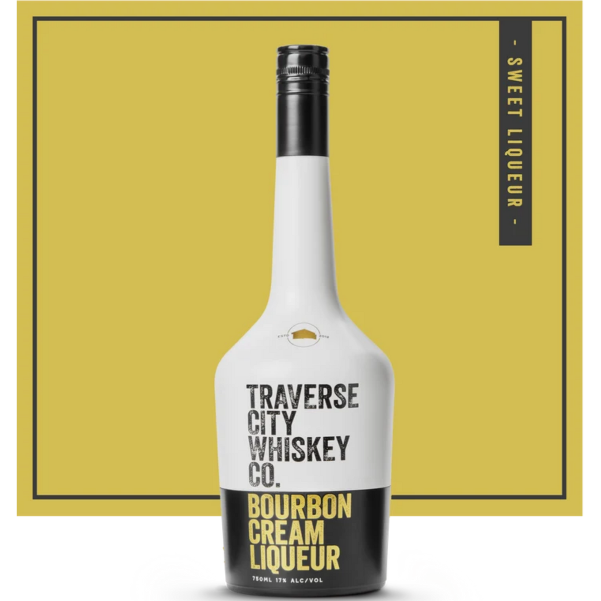 Harvest Cream bourbon cream liqueur bottle – Traverse City Whiskey Co.