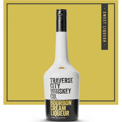 Harvest Cream bourbon cream liqueur bottle – Traverse City Whiskey Co.