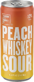 Peach Whiskey Sour can