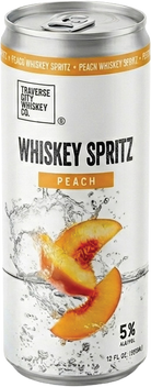 Peach Whiskey Spritz can